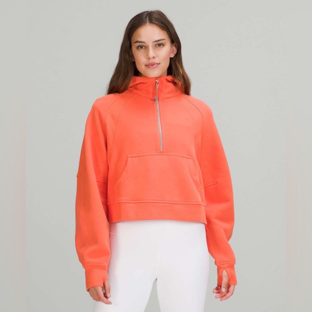 Lululemon Warm Coral Scuba Hoodie